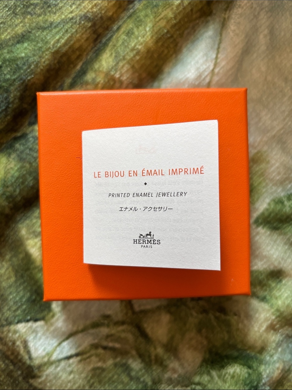 Empty Hermes Box with Original Printed Enamel Jewellery Booklet - Picture 4 of 4